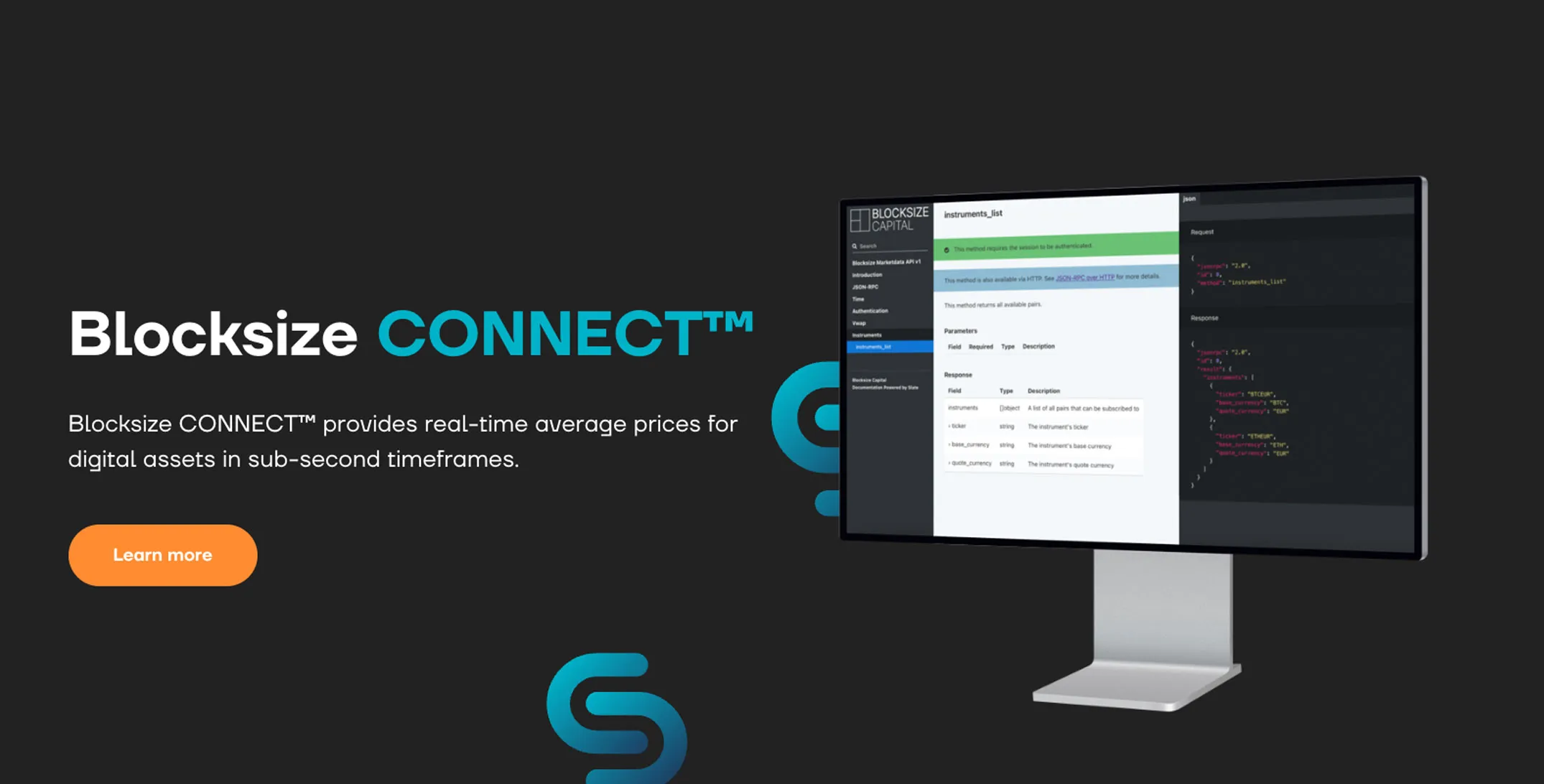 Crypto market data provider - market data product of a Frankfurt fintech - Realtime trading data via websocket API