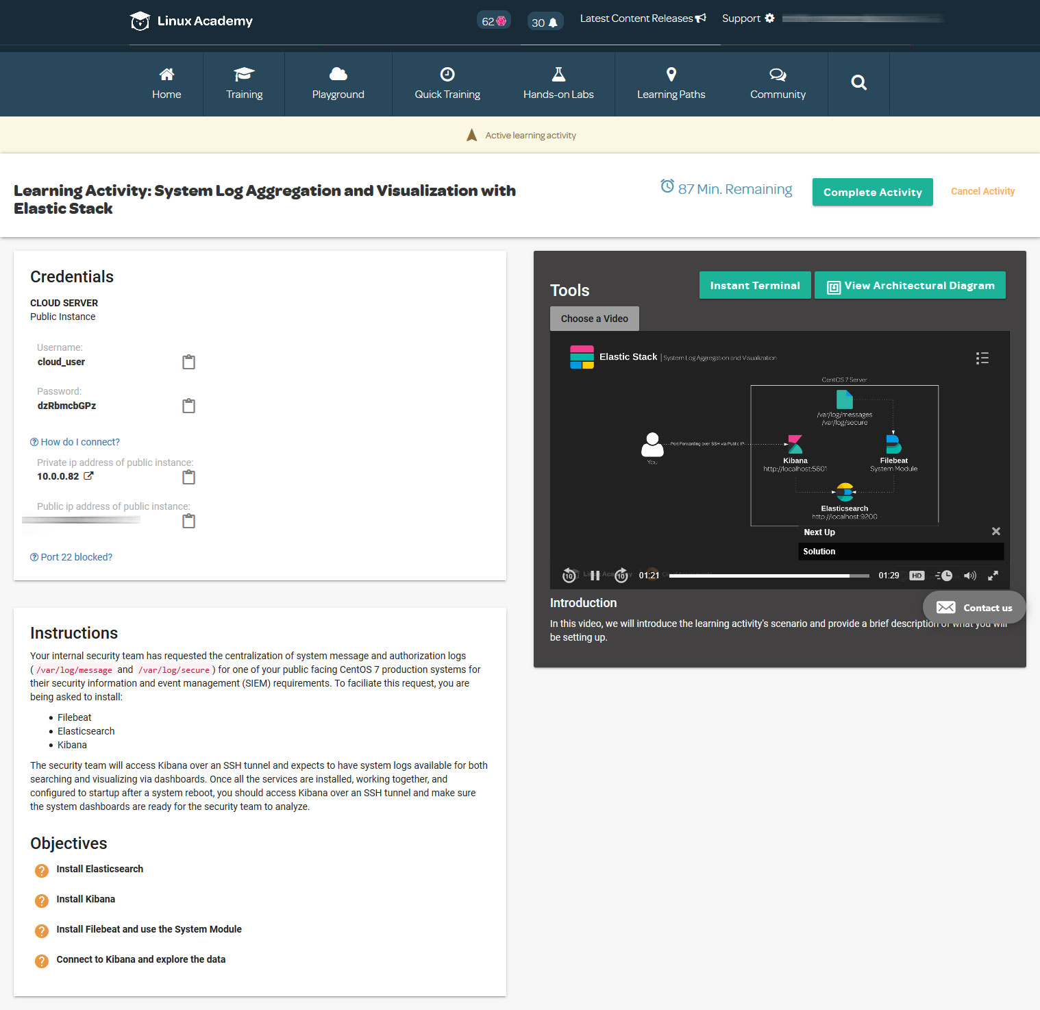 Elastic Stack on Linux Servers - Activity Exam - Hands-on Training