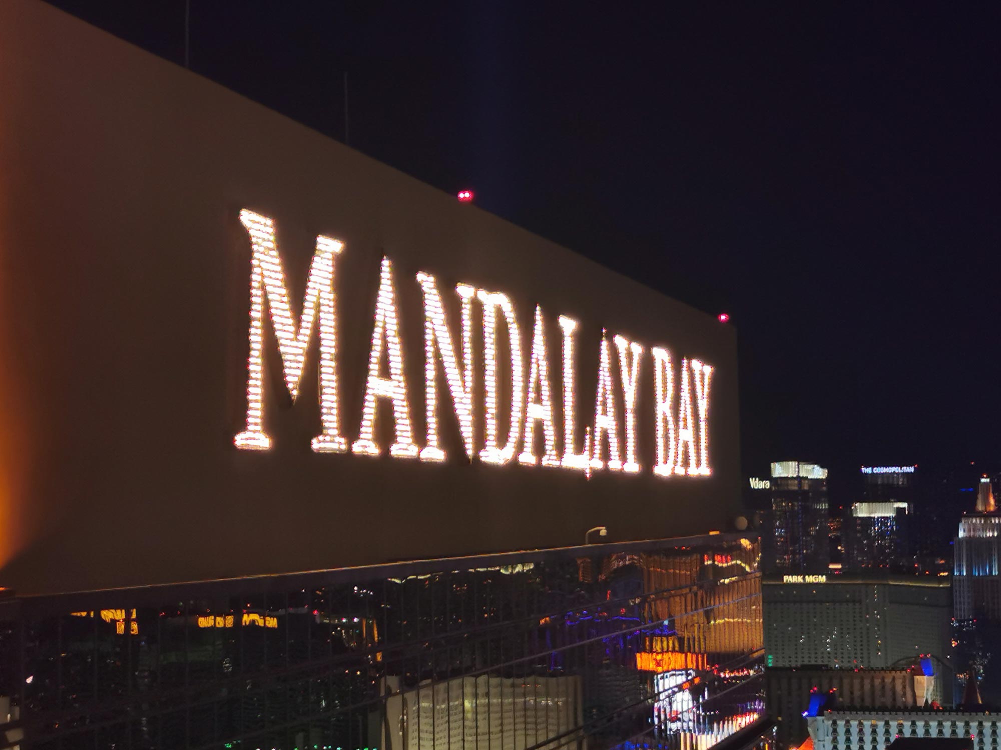 Mandalay Bay at night