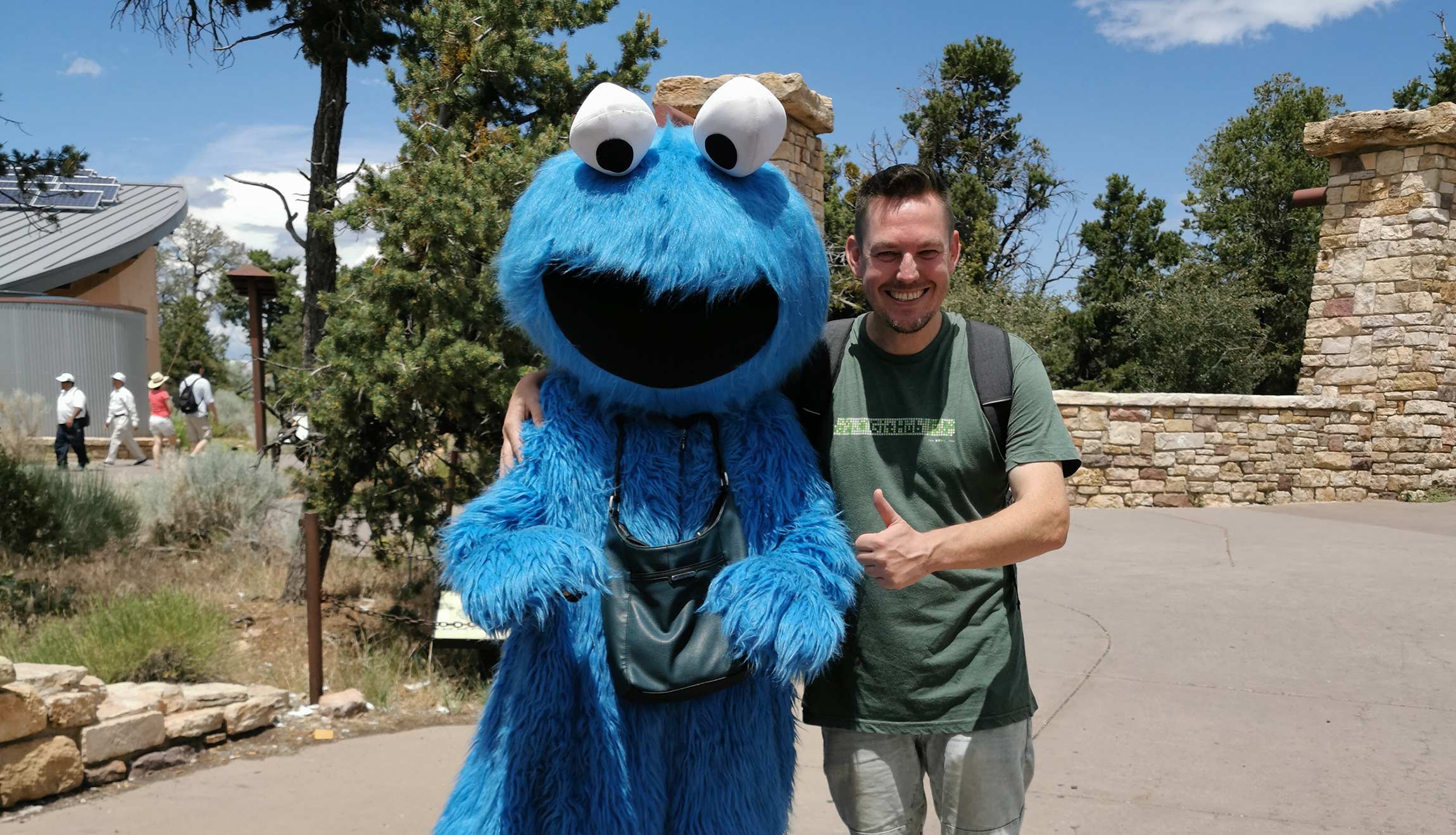 Michael Wutzke and the Cookie Monster