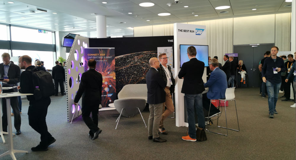 SAP Booth at AWS Summit Frankfurt 2019 - AWS Exhibition - Companies and Experts Conference