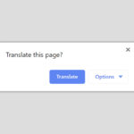 Google Chrome - Turn off this page translation - Turn off the option in the Chrome browser for translating foreign languages