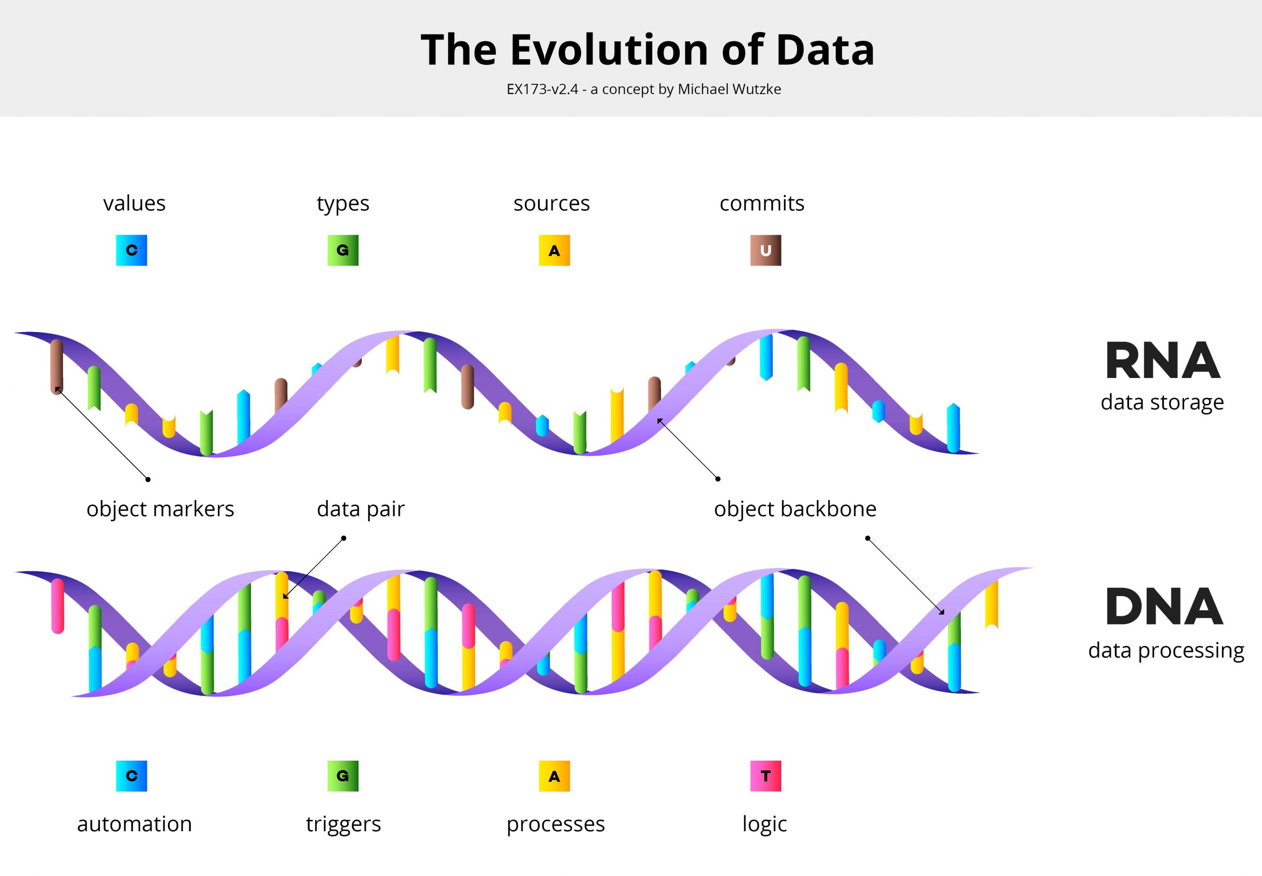 The Evolution of Data - a concept by Michael Wutzke