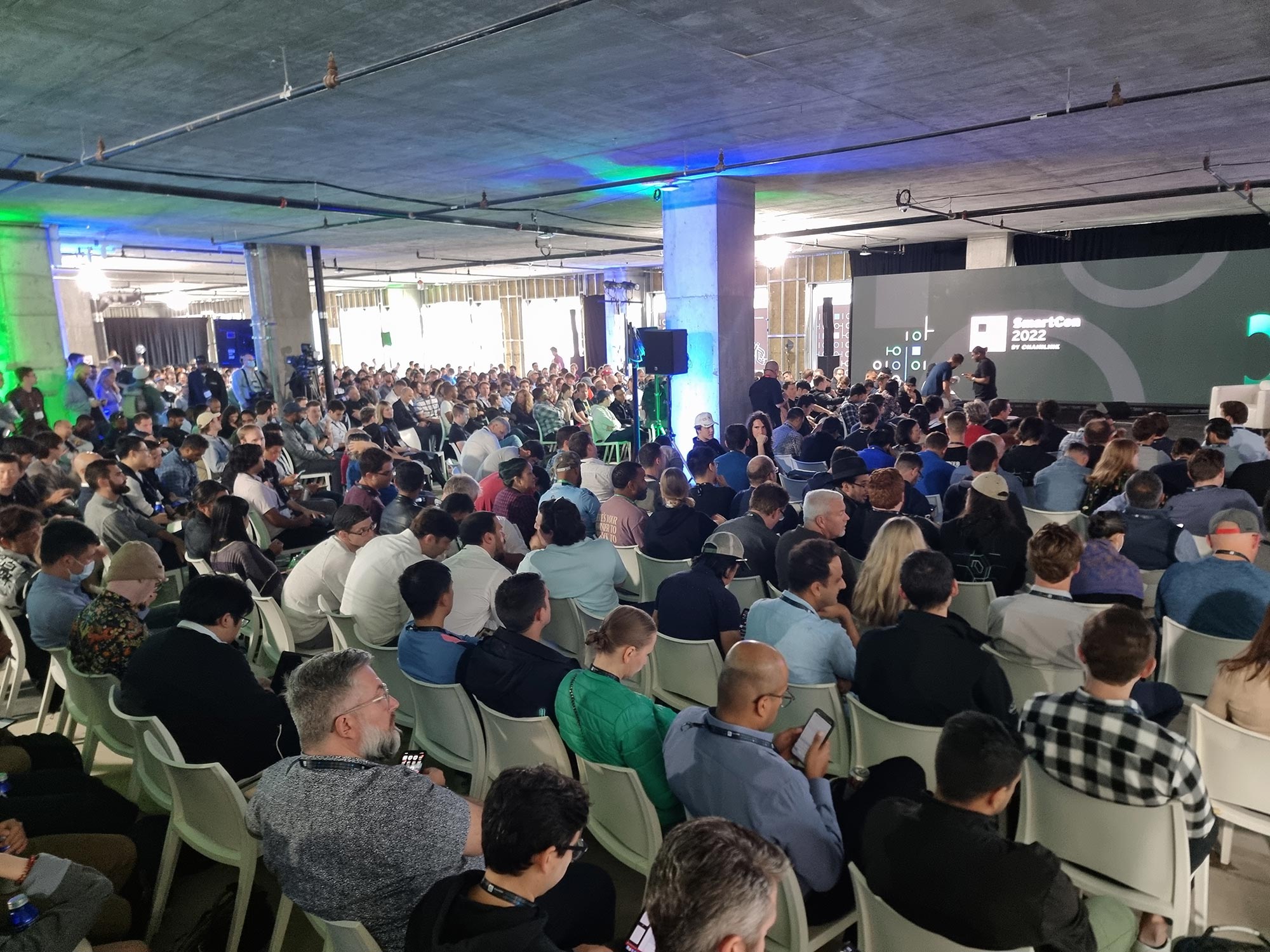 Chainlink conference September 2022 in NYC - main stage