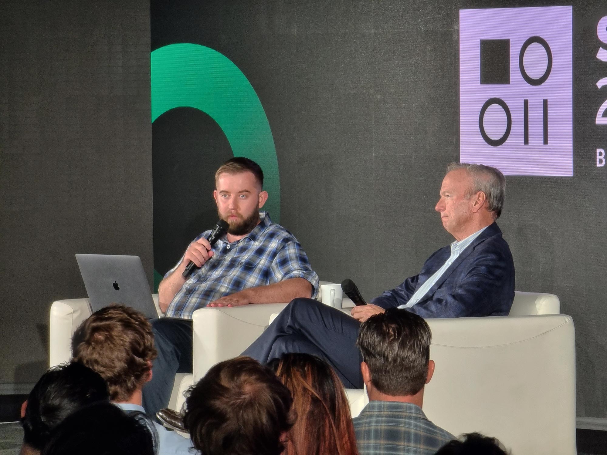 Smart Con 2022 in NYC - Chainlink event - Sergey Nazarov and Eric Schmidt