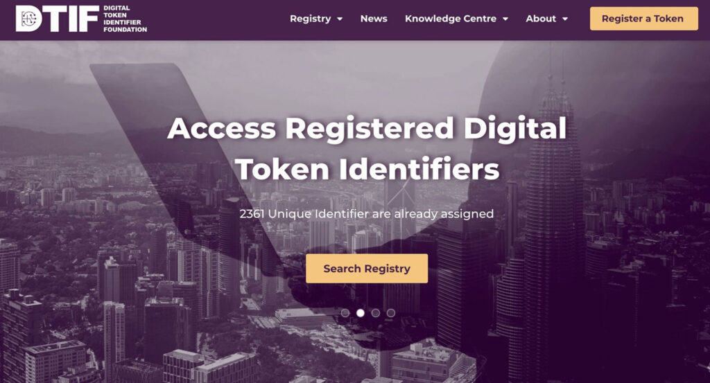 DTIF - Digital Token Identifier Foundation - ANNA - London